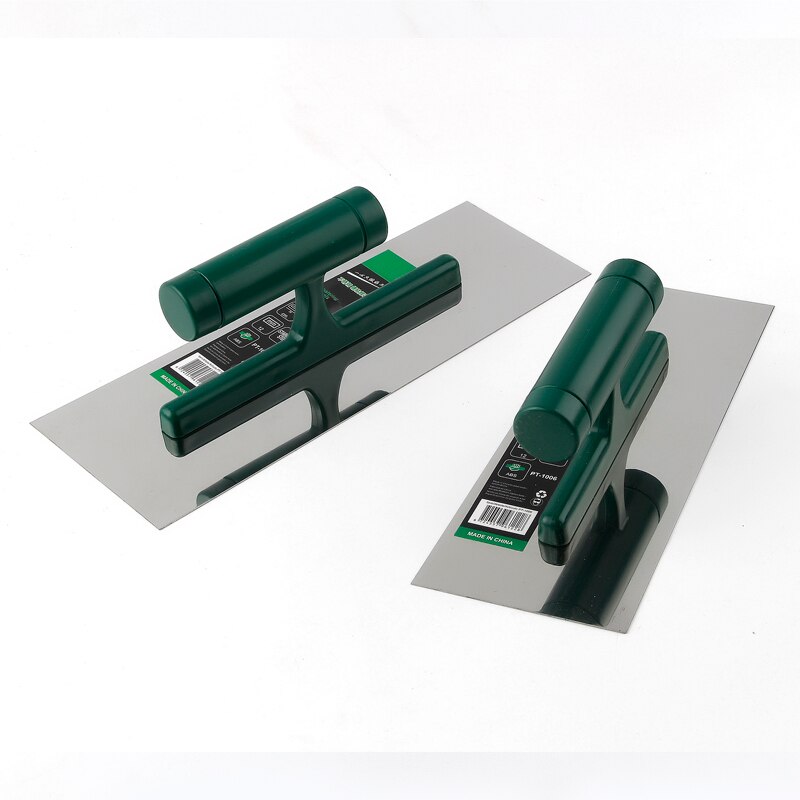 1Pcs Rvs Professionele Bricklaying Troffel Cement Schraper Modder Board Bouw Stukadoors Tool Met Plastic Handvat