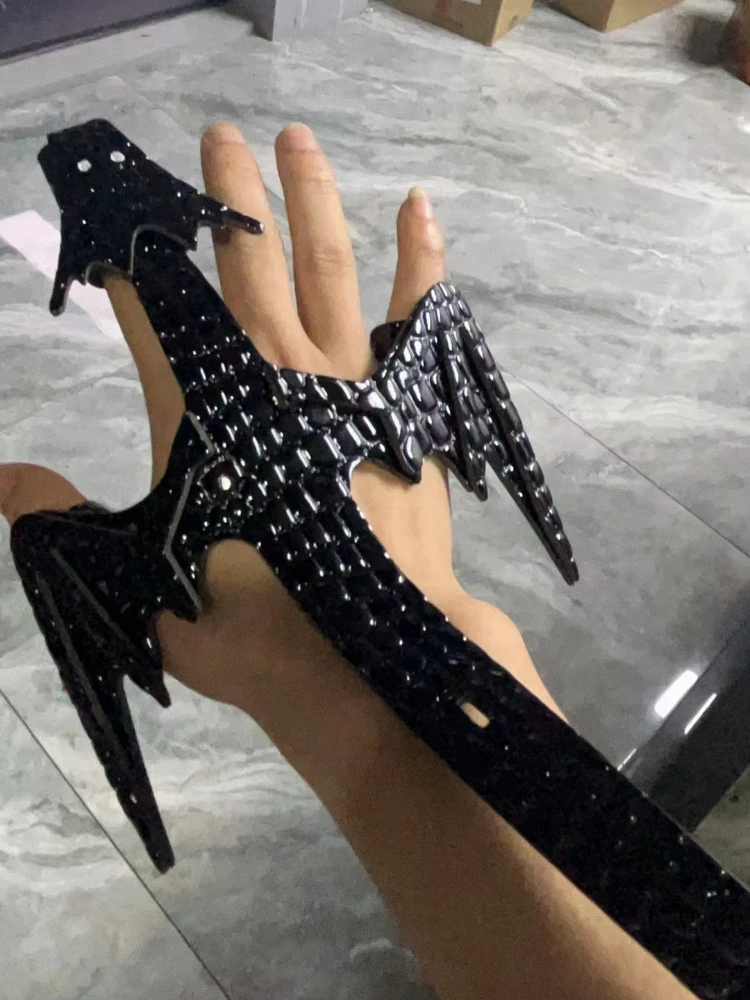 Gants de musculation Crossfit pour gymnastique, poignée en cuir synthétique, protection de la paume pour barre de traction, haltère: Violet / S