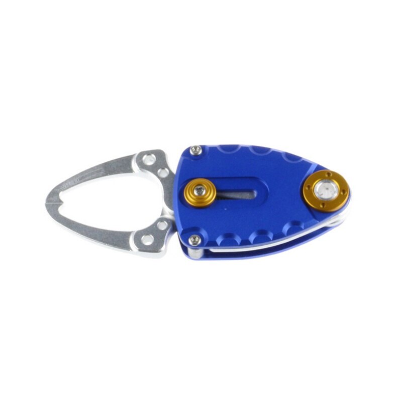 Stainless Steel Fishing Grip Mini Fish Lip Grip Gripper Fishing Grabber Grips Fishing Tackle Tool Accessories: Blue