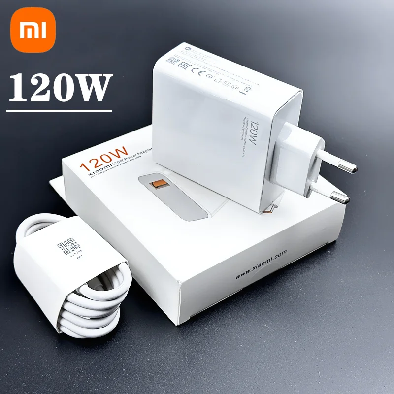 Xiaomi Charger 120W 67W EU Fast Turbo charge USB 6A Type C Cable For xiaomi 12 11 10 9 Redmi Note 12 11 10 pro POCO X4 X5 X3