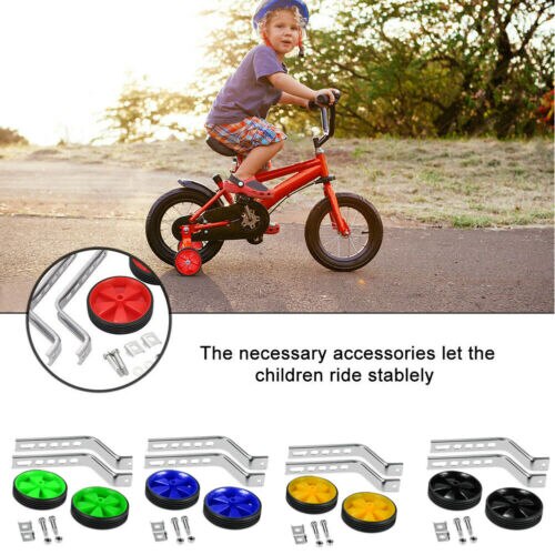 Universal Kids Bike Training Wheels - Adjustable 12-20