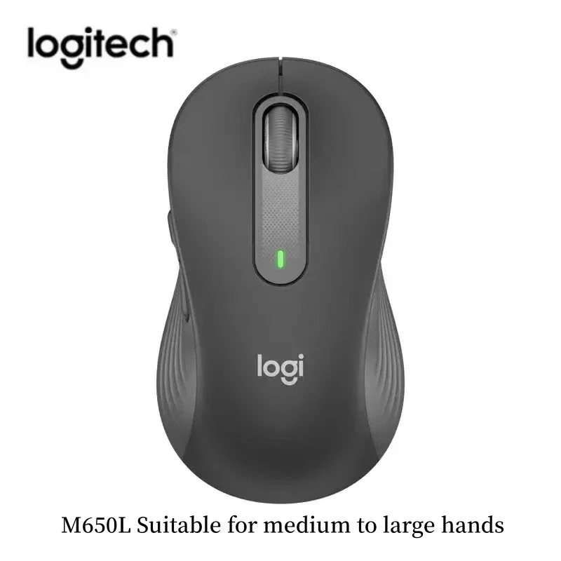 Originele Logitech M650 Bluetooth draadloze muis Stille klikken voor pc/Mac/multi-apparaat/Chromebook Office Laptop Sensortechnologie: Goud