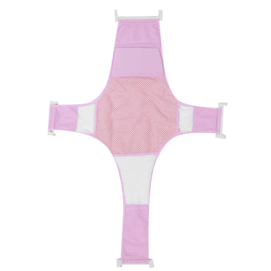 Baby Bad Ondersteuning Antislip Pasgeboren Bad Comfortabele Baby Douche Bad Zitplaatsen Mesh Voor Pasgeboren Baby Jongens Meisjes: Roze