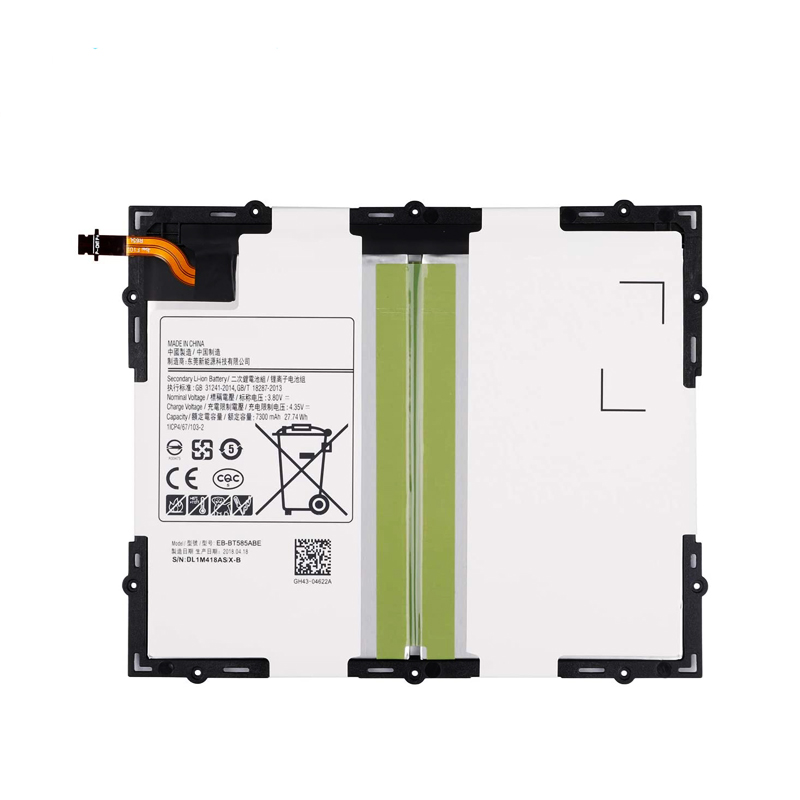 Batterie EB-BT585ABE 7300mA pour tablette Samsung Galaxy Tab A 10.1 T580 SM-T585C T585 T580N, originale,