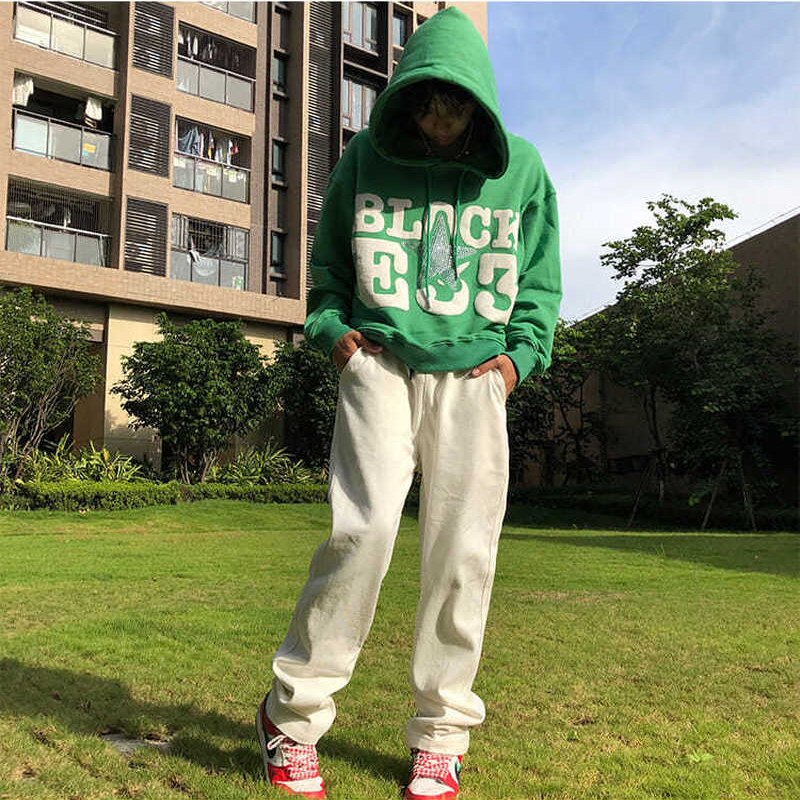 Jean Baggy noir pour femmes, imprimé Hip Hop, pantalon de skateboard, Y2K, taille moyenne, élastique,
