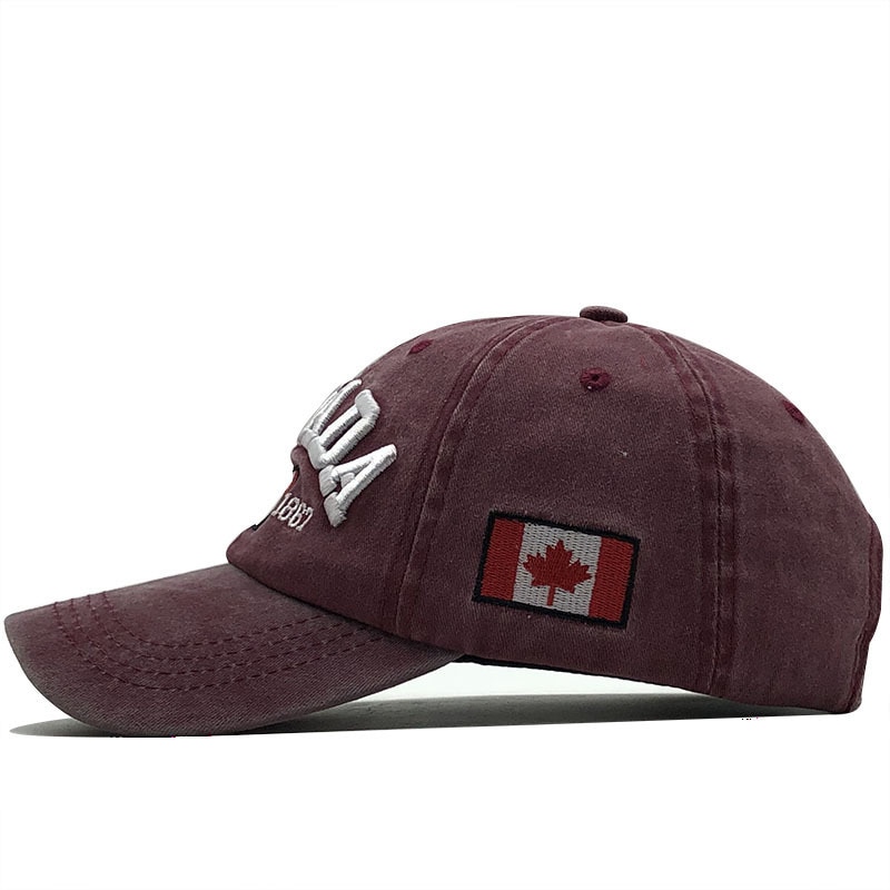 Mænds baseball kasket til kvinder snapback hat canada broderi benkasket gorras casual casquette mænd baseball hat  b032