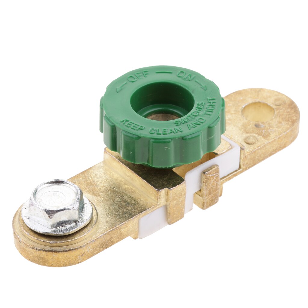 Battery Disconnect Isolator Cut Off Switch Green Wheel Classic Cars Part