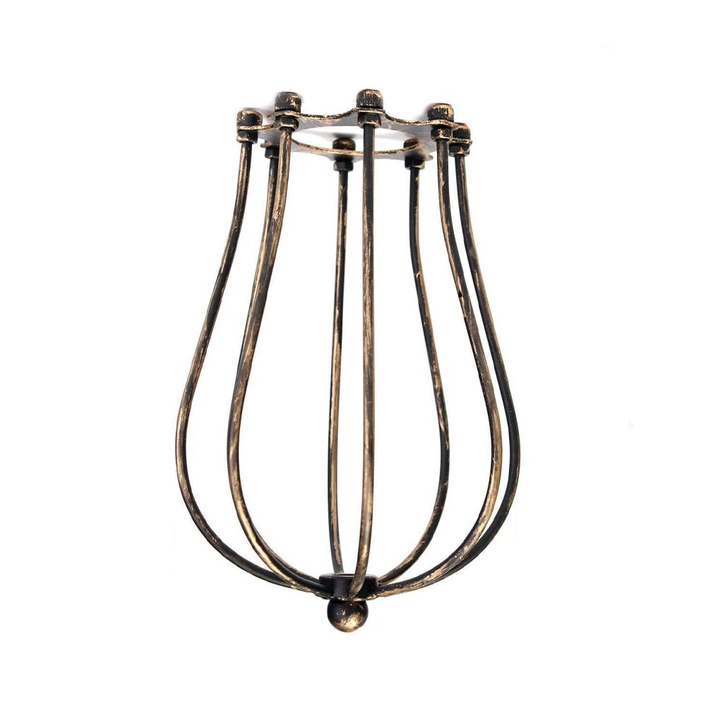 Vintage Style Lamp Cage Rustic State Set of 1/2/3/4 Fixture Metal Wire Cage Lamp Guard Lamp shades Bulb Guard Lamp Cage D30: 1 Pack
