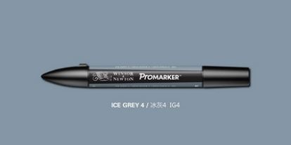 Marcador gráfico Winsor & Newton ProMarker de doble punta gris y negro: Ice Grey 4