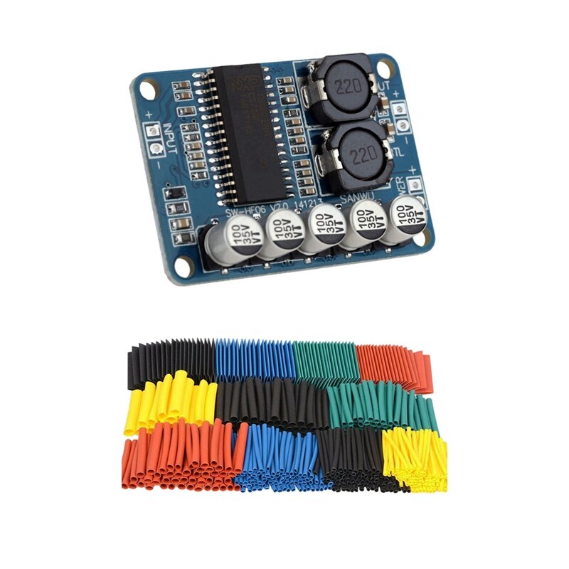 1 stück tda 8932 mono 35w digitalverstärkermodul & 530 stück kabel-schrumpfschlauch-schutzschlauch: Default Title