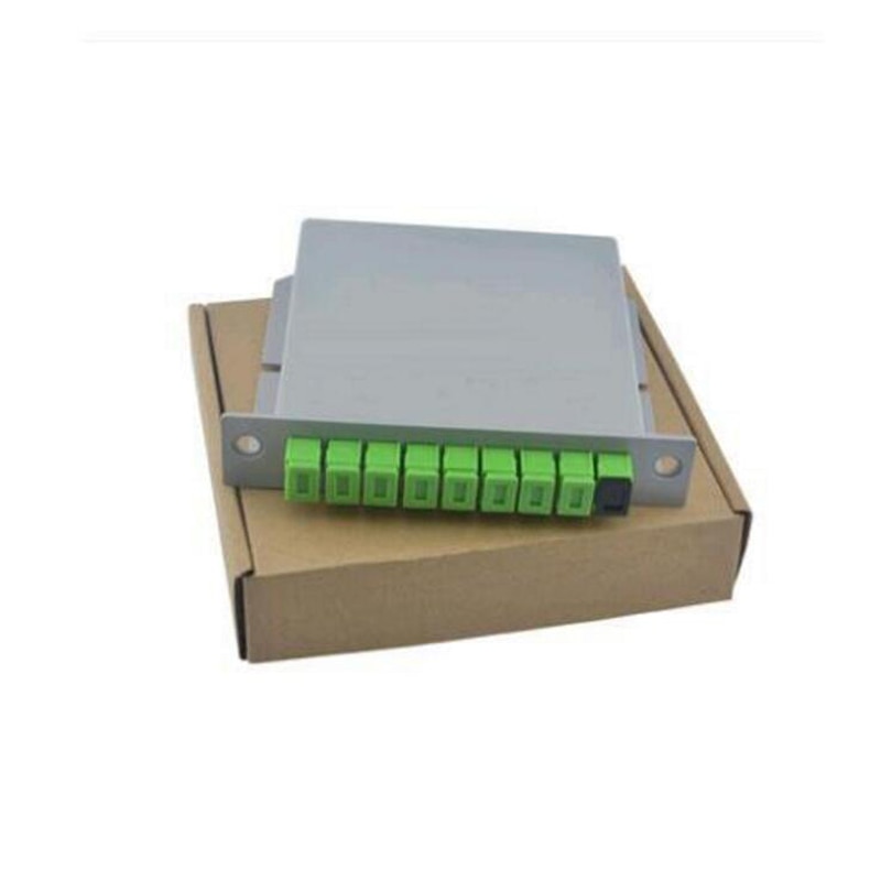 SC APC PLC 1X8 splitter Fiber Optical Box FTTH PLC Splitter box with 1X8 Planar waveguide type Optical splitter