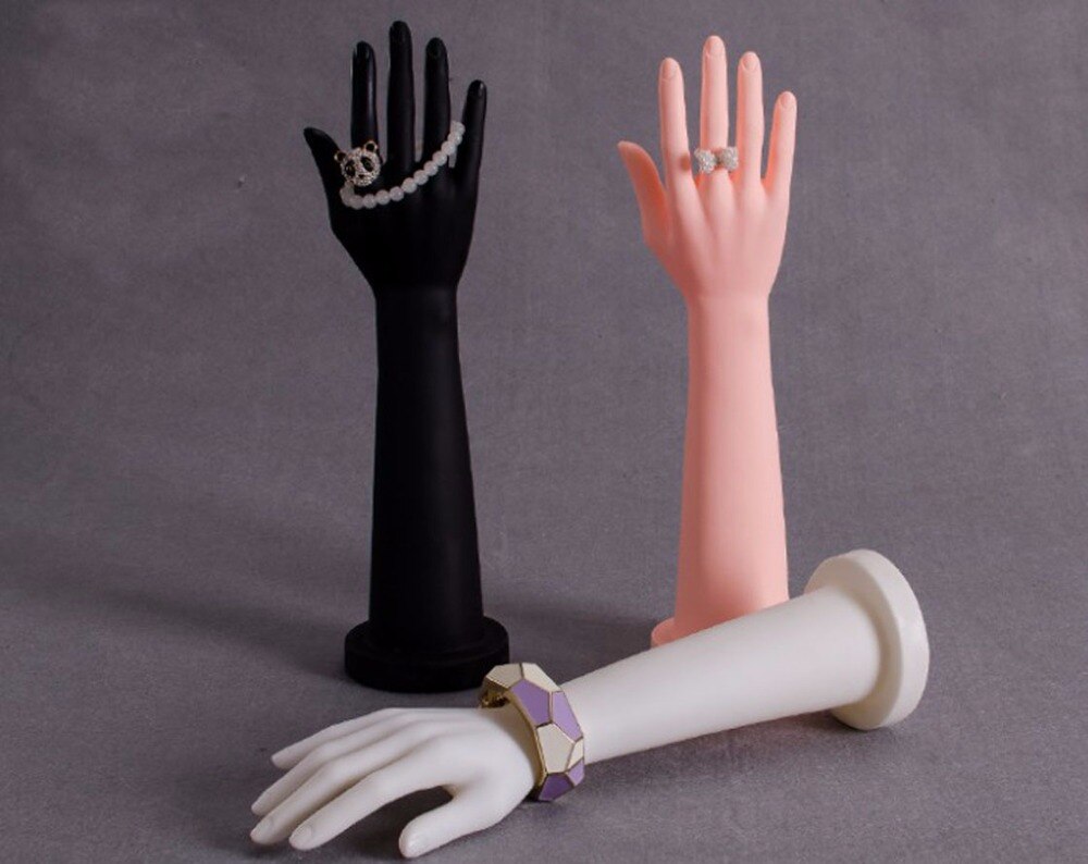 Liglamorous, 1 pieza, mano de maniquí para mujer, Exhibidor de brazo, Base de reloj para mujer, guantes, anillos, pulsera, joyería, piel, modelo de mano abierta
