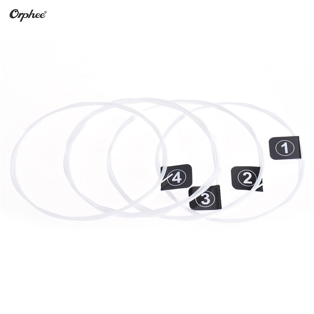 4 Pz/impostato soprano ukulele ukulele uk Stringhe impostato nylon ukulele stringhe Parte di Ricambio Accessori per Strumenti A Corda: Orphee KX80