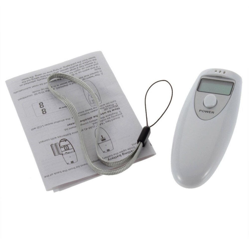 Professionele Mini Lcd-scherm Digitale Alcohol Adem Tester Blaastest Alcohol Meter Analyzer Detector