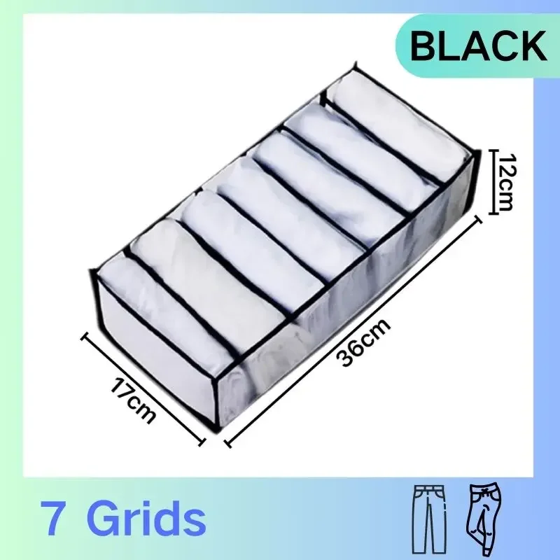 Foldable Wardrobe Organizers Underwear Organizer Box Bra Underwear Sock Organizer Box for Underwear Socks Pants in the Cabinet: Gold