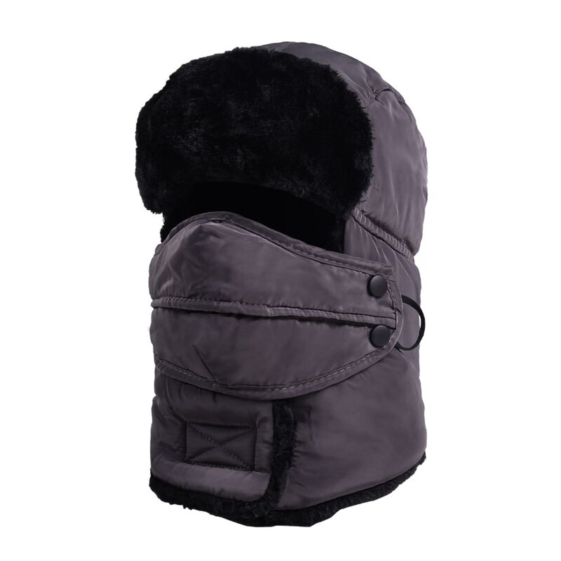 Cappello bombardiere Degli Uomini Delle Donne di Spessore Soffici Viso Maschera di Protezione Della Sciarpa Antivento Inverno tutto'aperto Abbigliamento Accessori: H