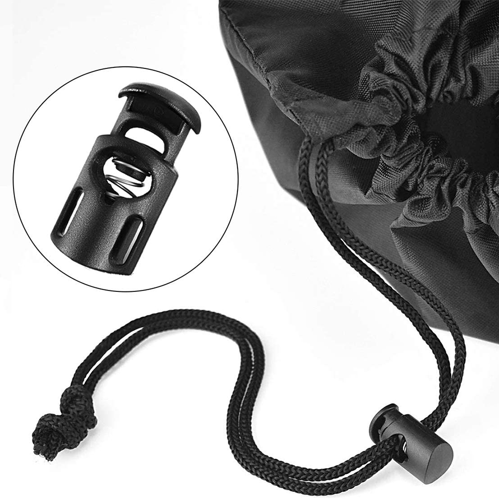 50pcs Cord Lock DIY Plastic Spring Toggle Stopper Lanyard String Cord Clip for Drawstrings Use in Shoelace Clothing