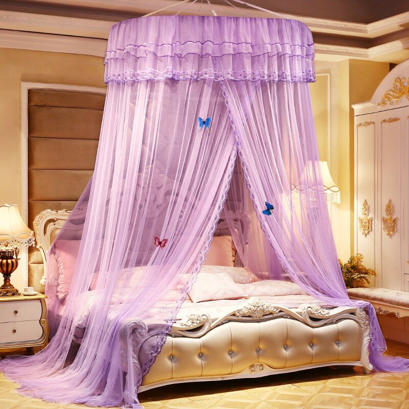 Gradient Prinzessin Moskitonetz Bett Vorhang Kuppel Bett Baldachin