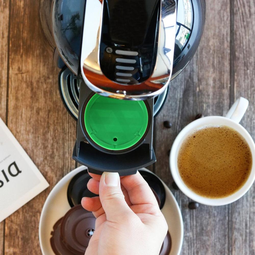 Edelstahl wiederverwendbar Kaffee Milch Kapsel Filter Tropf manipulieren Kompatibel mit Dolce Gusto Kaffee Maschine