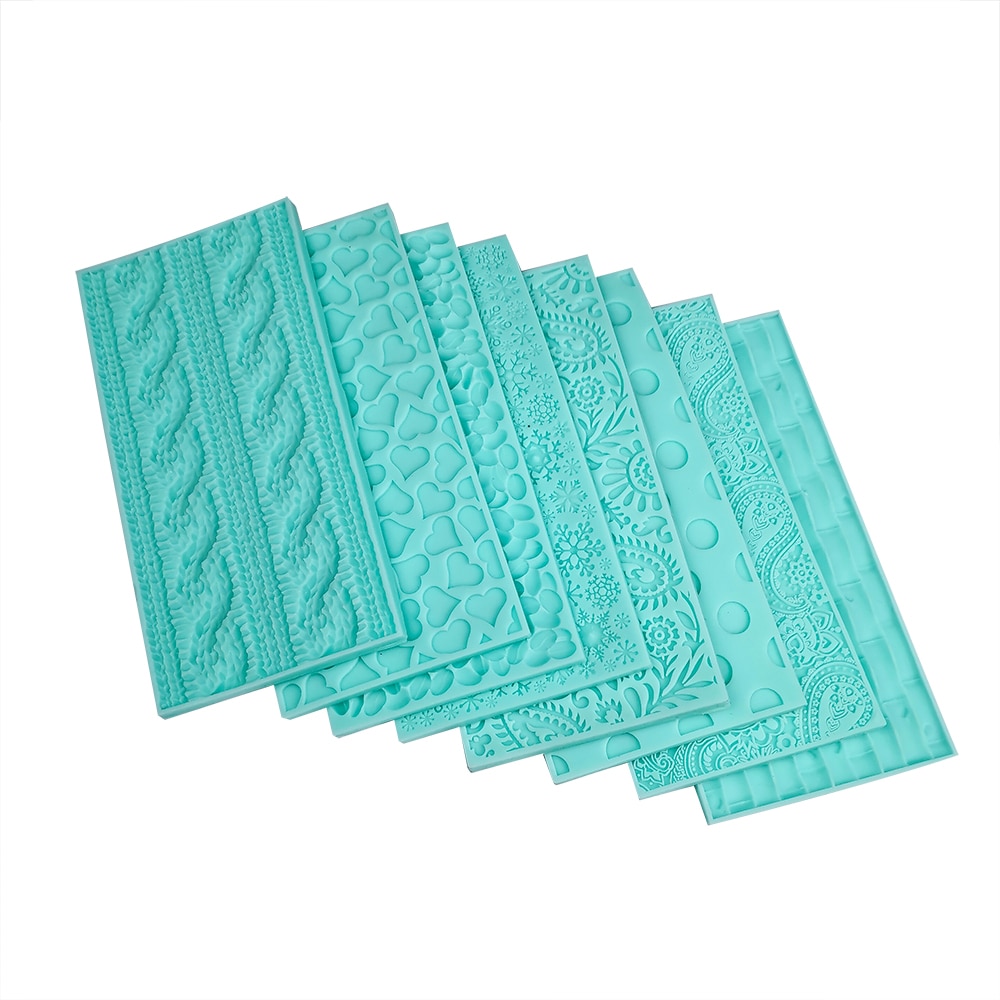 Paisley silikonimuotti pitsimatto fondant-kakkuun pitsimuotti fatima-kuvio silikonimatto mousse-kakun koristelu tee itse käsintehty askartelu