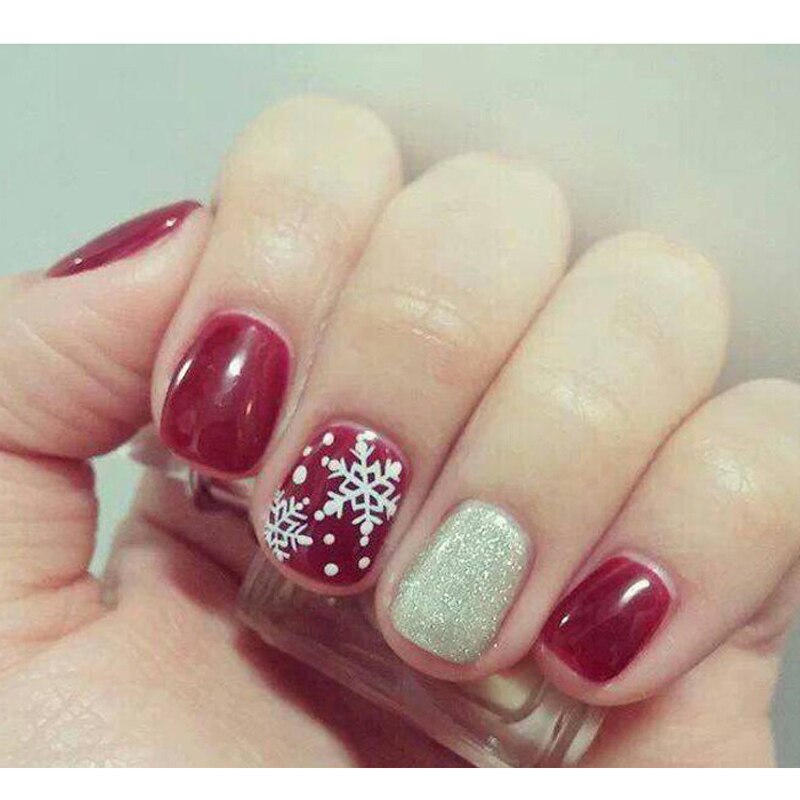 1 pièces Nail Art noël estampage plaques flocon de neige modèles bricolage ongles timbre modèle manucure outils de beauté