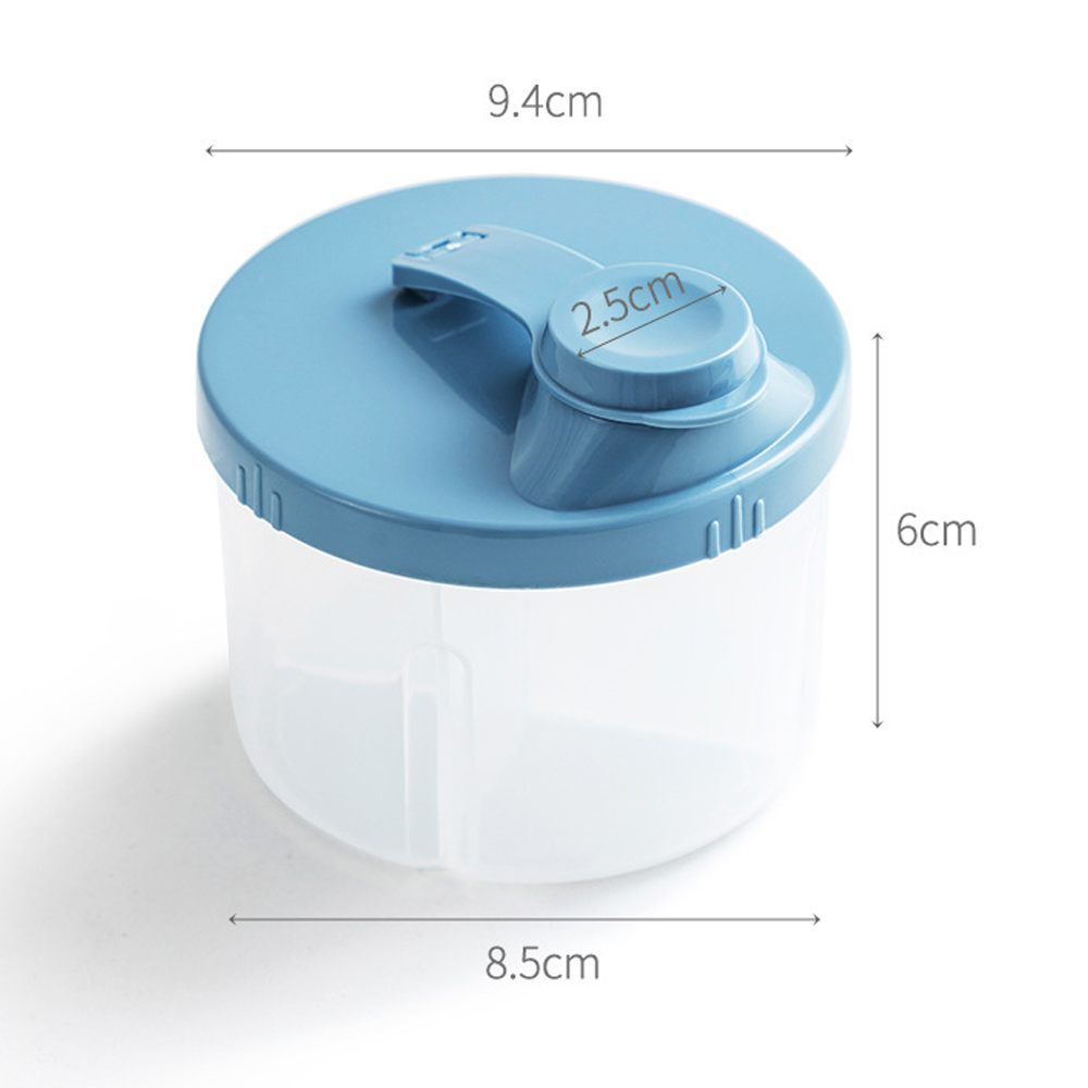 Baby Milk Powder Dispenser with Lid Portable Formula Milk Storage Containers Snack Box for Toddler Essentials Cereal Holder