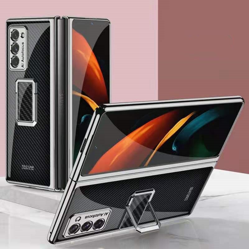 Szklany futerał na palec do Samsung Galaxy Z Fold 2 5G pokrowiec na ramkę uchwyt na twardą osłonę ochronną do Galaxy Z Fold2 5G: 9