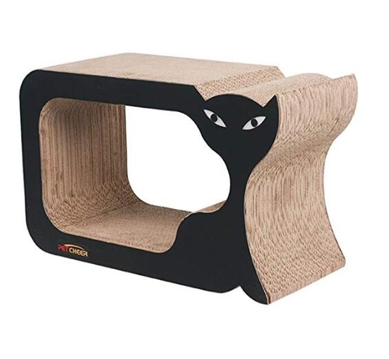 Square Cat Scratcher Fat Cat Bed Cardboard Paper Cat Toy Scratching Pad Attractive Lily