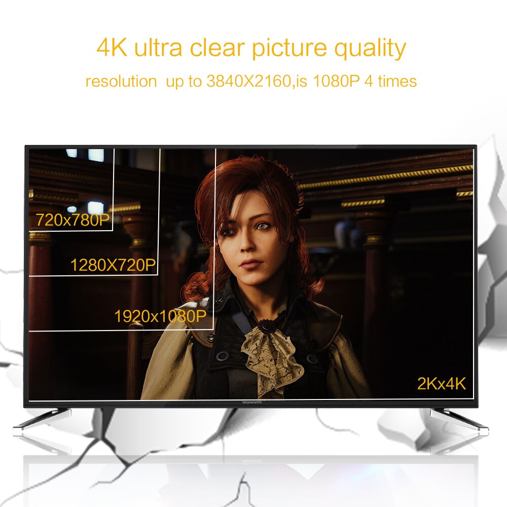 HDMI-Compatible Cable HD 2.0 1.4V 4K Cable 60Hz Extender Cable 3 m 5 10 meters for PC PS4 TV Laptop Projector