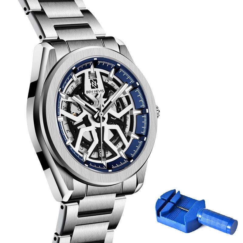 Ben Nevis 2020New Holle-Out Mechanische Heren Horloge Waterdicht Auto Datum Mannen Mechanische Polshorloge Bsusiness Horloges