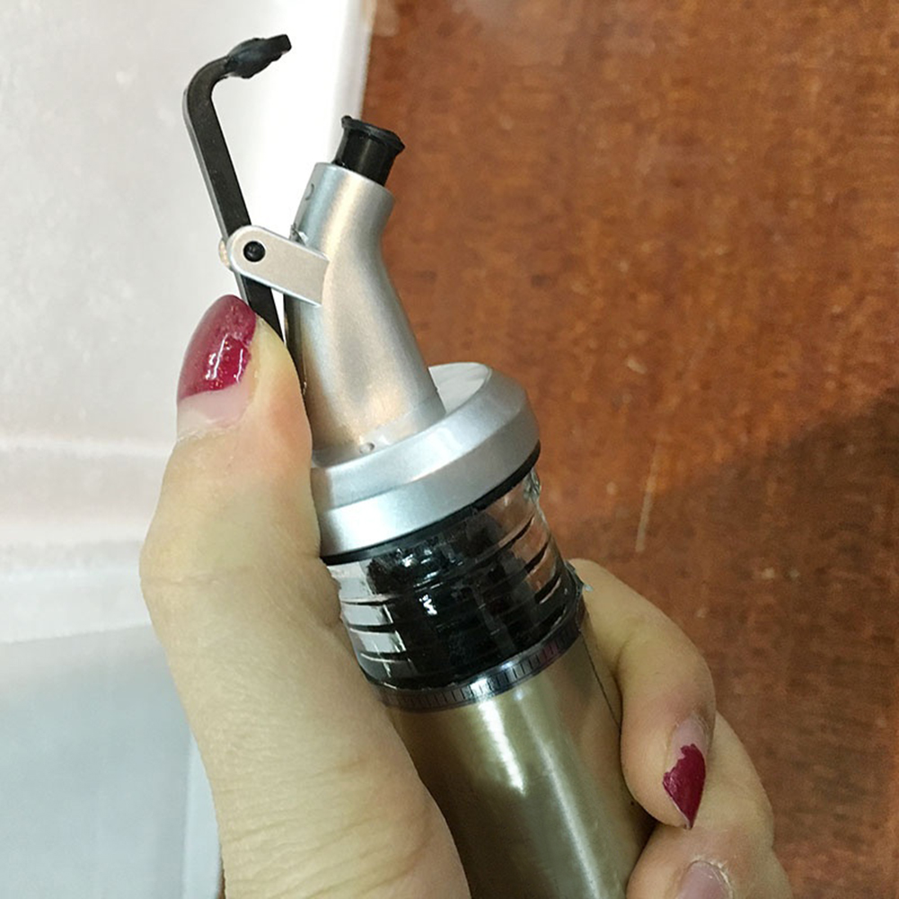 Tapón de botella con tapa abatible, dispensador de aceite , salsa, vinagre, grifo, herramienta de cocina