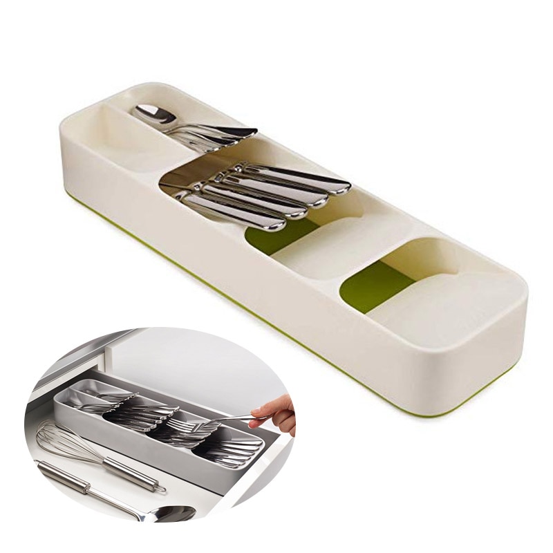 Küche Besteck Schublade Organizer Trocknen Besteck Tablett Löffel Teiler Lager Kasten Gabeln Lagerung Behälter für Küche Utensilien