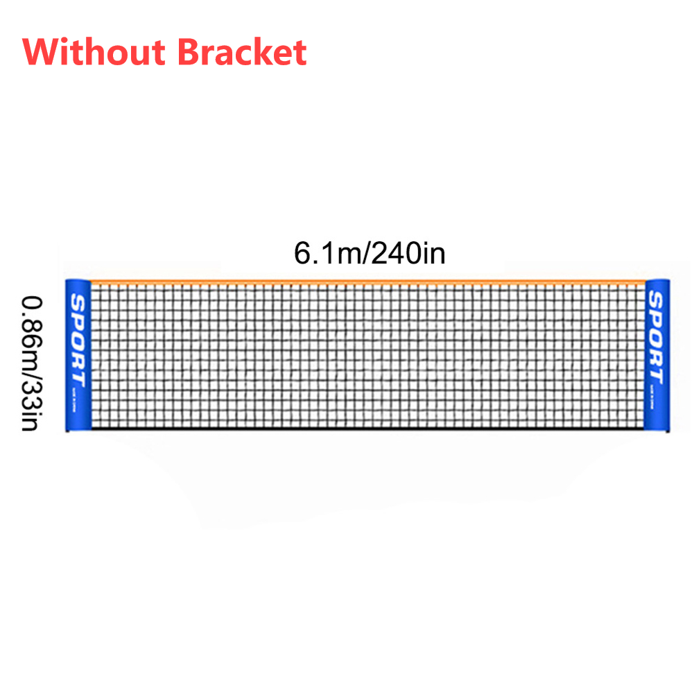 Red de bádminton para deportes de interior y exterior, redes cuadradas de entrenamiento de tenis y voleibol, 3,1/4,1/5,1/6,1 m