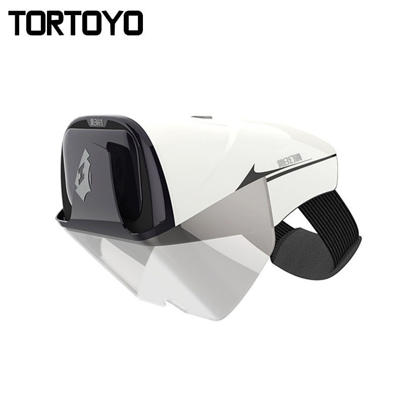 TORTOYO Smart Augmented Reality AR Glazen Virtual Reality 2 K FHD Private Cinema Gaming 3D Film Helm voor 4.0- 5.7 inch Telefoon