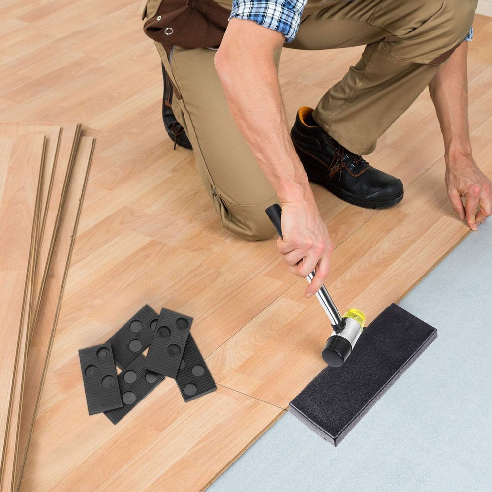 22Pcs Vloeren Spacer Laminaat Houten Vloeren Kit Vloer Installatie Tool (Zwart)