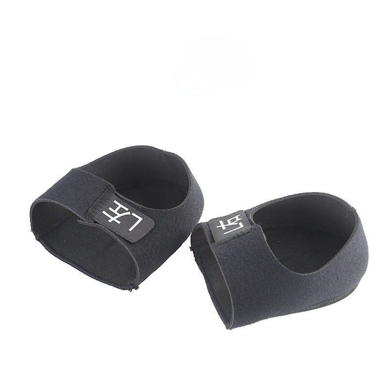 Gel Heel Pad Pain Relief for Plantar Fasciitis Sock Worn in Shoes Thin Heel Spur Foot Skin Care Protectors Heel Sleeves: Black-L