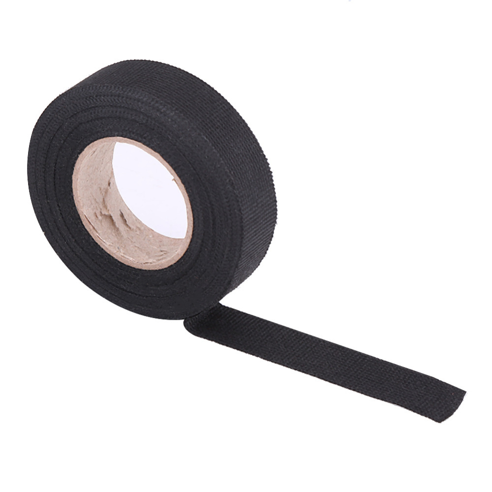 MultiPurpose Car Self Adhesive Anti Squeak Rattle Felt Automotive Wiring Harness Tape 19mm x15m Flannel fabric Cloth Tape