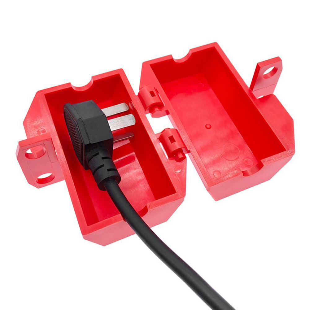 Caja de bloqueo de enchufe eléctrico, herramientas de seguridad, enchufe doméstico, cerradura de enchufe Industrial, caja de bloqueo de dispositivo, 1 ud.