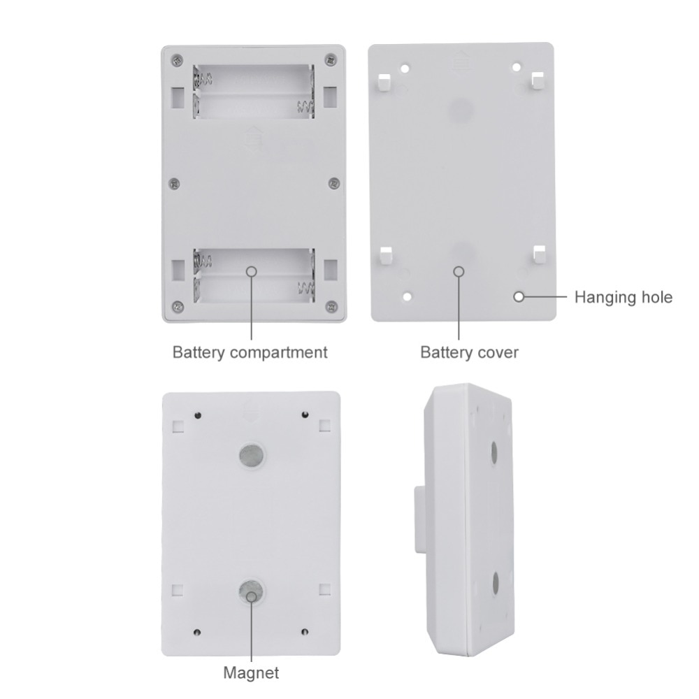 magnetisch Ultra Helle Mini Kolben LED Zauberstab Lichtschalter Nachtlicht Lampe Schnurlose Batteriebetriebene für Garage Schrank Schlafzimmer