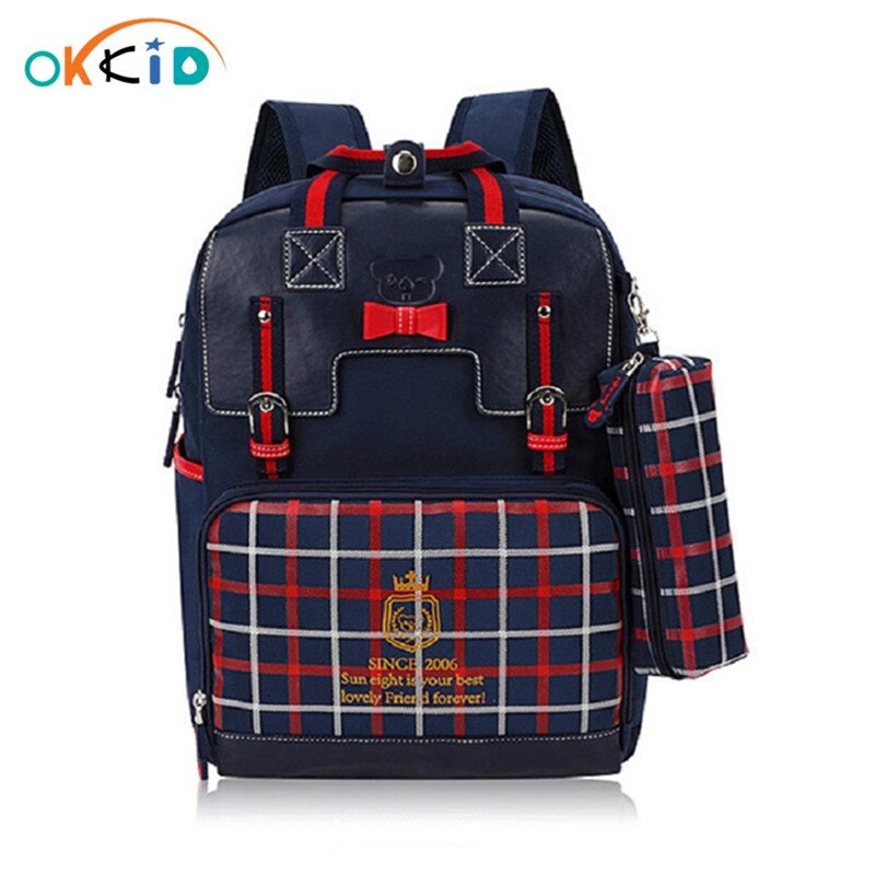 OKKID sacs d'école primaire pour les filles mignon livre sac enfants fille école sac à dos étanche en nylon enfants sac à dos pour les filles