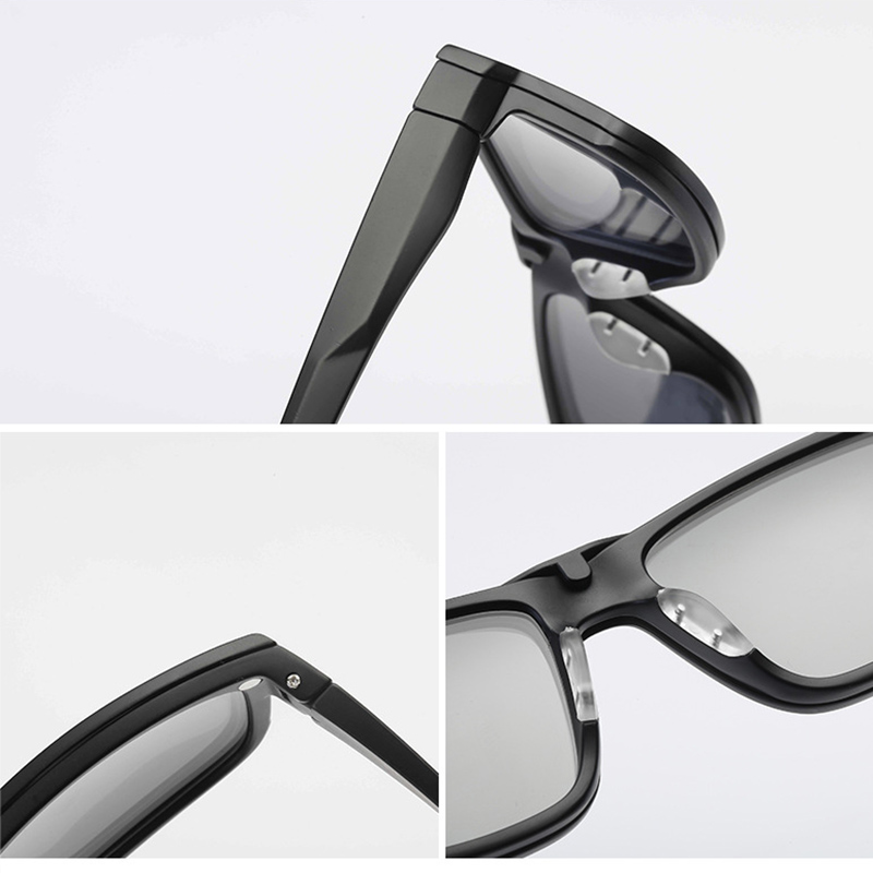 Spektakel Rahmen Männer Frauen Mit 4 Stück Clip Auf Polarisierte Sonnenbrille Magnetische Gläser Männliche Myopie Computer Optische