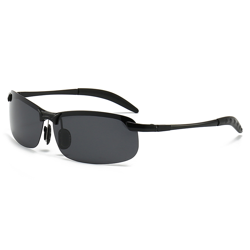 Gafas de sol fotocromáticas para hombre, gafas de sol polarizadas para conducir, para deportes al aire libre, ciclismo, visión nocturna, gafas UV400: Gris