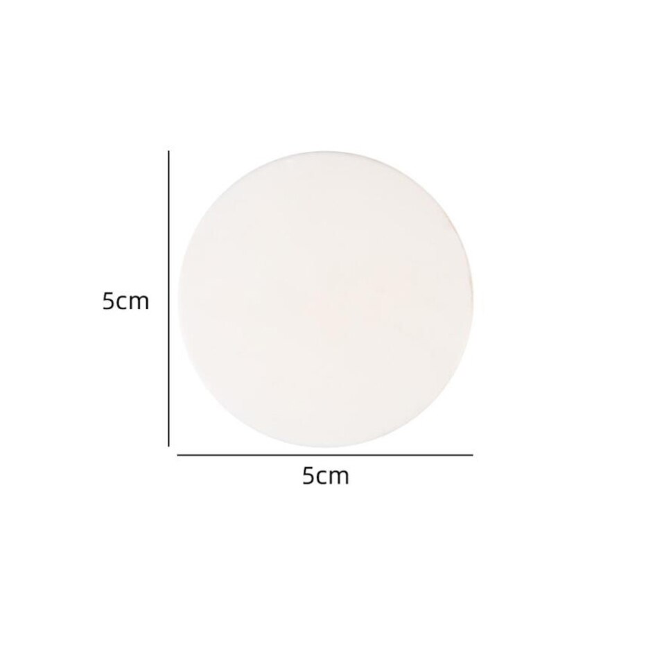 Deurstopper Siliconen handvat Bumpers Zelfklevende Deurstopper Bescherming Porte Pad Mute Sticker Ronde vierkante muurbeschermer Pad: Zilver