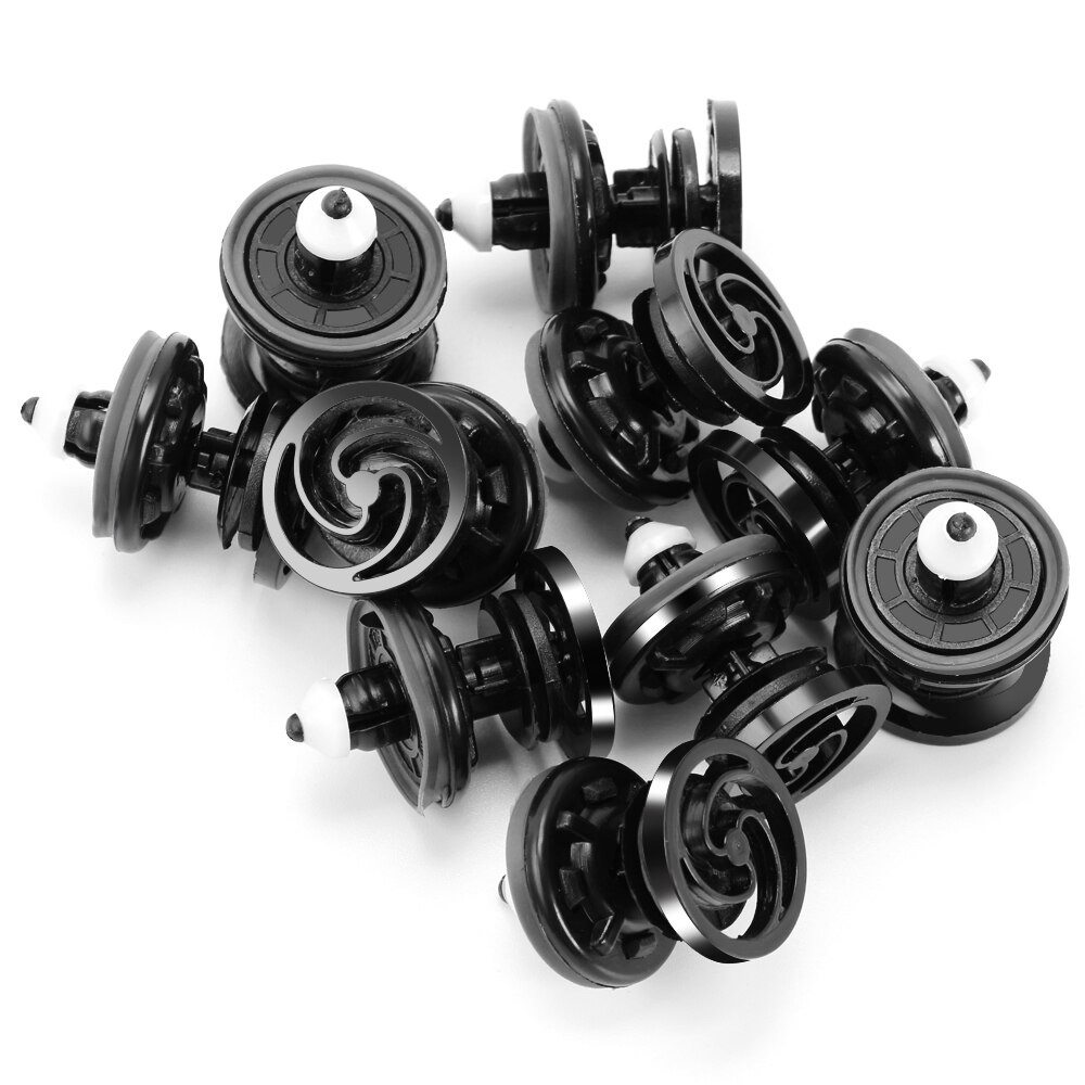 10x Interior Door Trim Panel Card Clips For VW Volkswagen Touran Tiguan Golf Passat Polo Car Plastic Rivets Fasteners