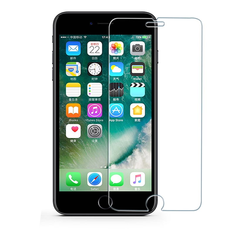 Beschermfolie glas voor iphone 11 pro max 6 6s plus 7 8 plus  x 9h screen protectors folie voor iphone x xs max xr gehard glas