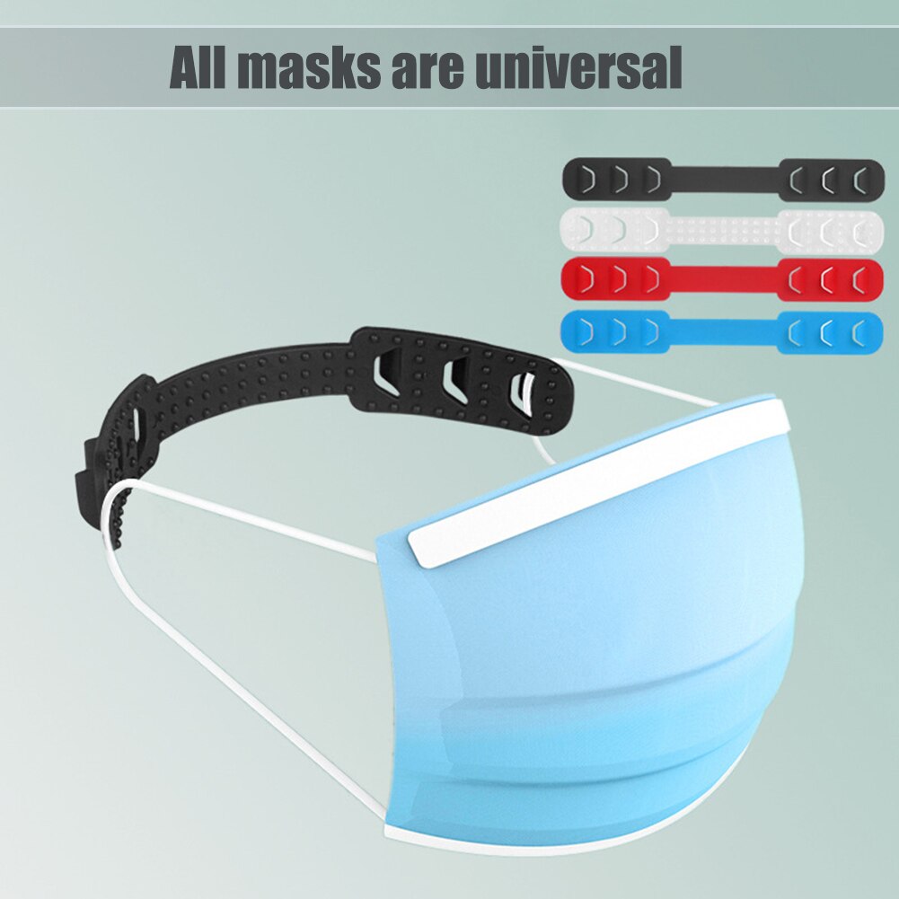 Gancho da correia de 10 pces para máscaras, correia ajustável da extensão de 3 engrenagens para aliviar a pressão & a dor vestindo dos ears dos longos tempos