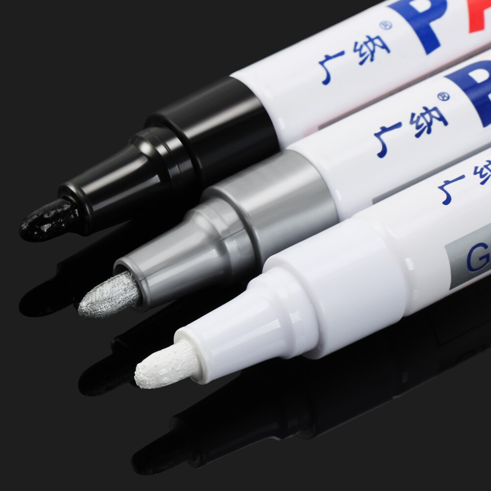 1 Piece Car Paint Pen Waterproof Car Wheel Tire Oily Painting Mark Pen Auto Rubber Tyre Tread CD Metal Permanent Paint Marker