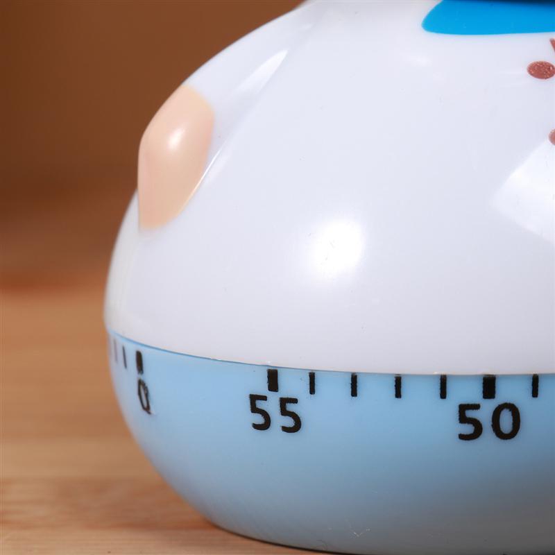 Mini kokk mekanisk timer kjøkken timer husholdning koketid leder bakepåminnelse nedtellingstidtaker for kokt egg