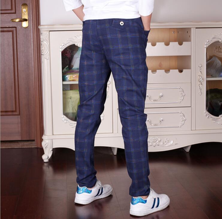 2018 Inverno Ragazzi Adolescenti Pantaloni di Cotone Plaid Per Bambini Pantaloni per lo Sport per I Ragazzi Pantaloni Solidi 3 4 6 8 10 12 14 16 anni I Bambini Dei Vestiti Dei Ragazzi