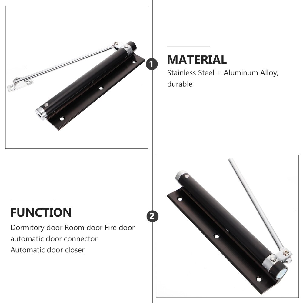 2pcs Metal Screen Door Closer Automatic Door Closer Adjustable Closing Speeds